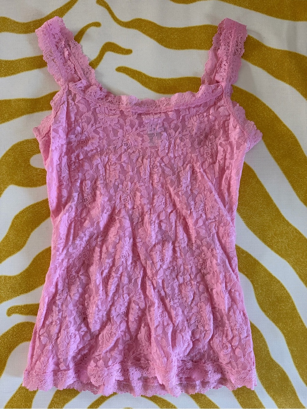 Hanky Panky Pink Lace Tank Top - Women